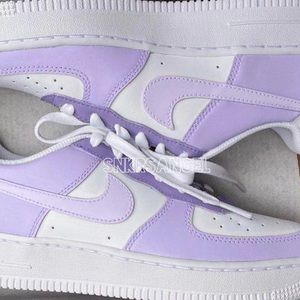 Nike custom air force 1 low sneaker lilac lavender purple